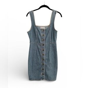 Urban Outfitters Blue Denim Button-Down Dress Size 6